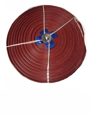 Brown PVC layflat hose