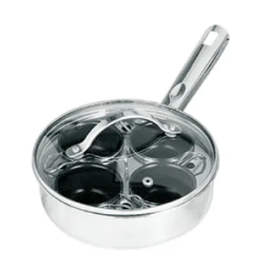 Stainless steel egg poacher