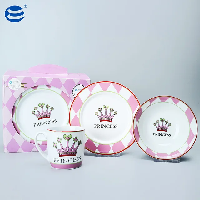 3pcs new bone china dinner set