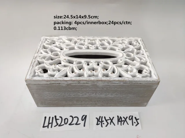 European style household indoor retro pattern tissue box