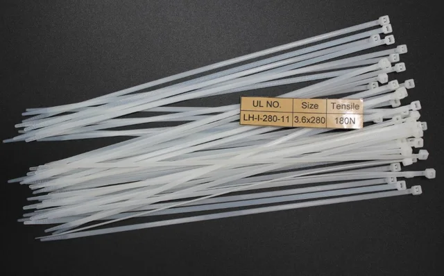 Nylon cable ties, 4X,