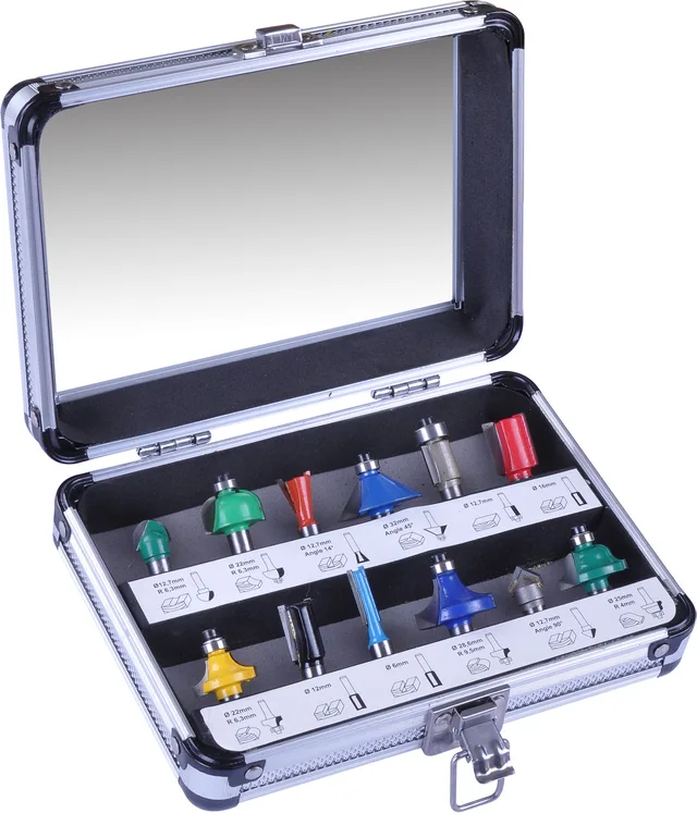 12pcs router bit set