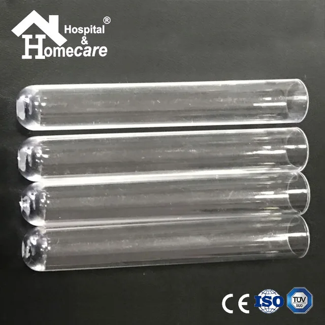 Medical Lab 12x75MM PS Test Tube For Label