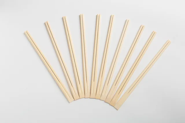 Disposable tensoge bamboo chopsticks without knots