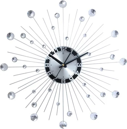 Metal clock; Metal wall clock; Decorative clock; simple round 20inch 50cm wall clock