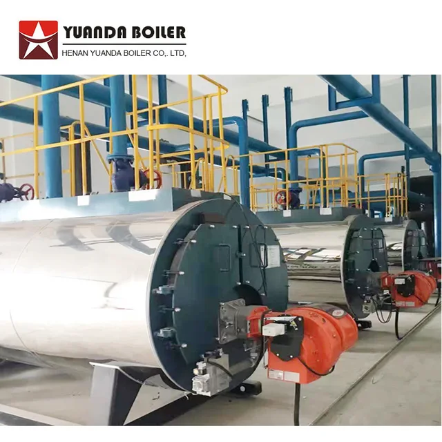 WNS gas oil fired hot water boiler