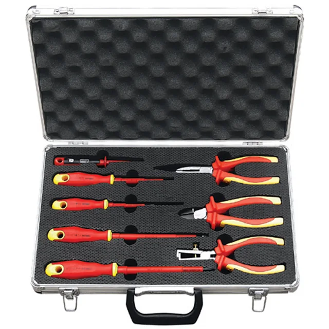 Vde Insulation Pliers &screwdrivers 8pcs Set 1000v