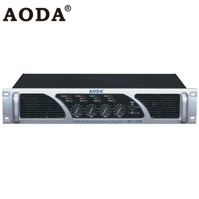 MC Series 4 Channels Professional Power Amplifier