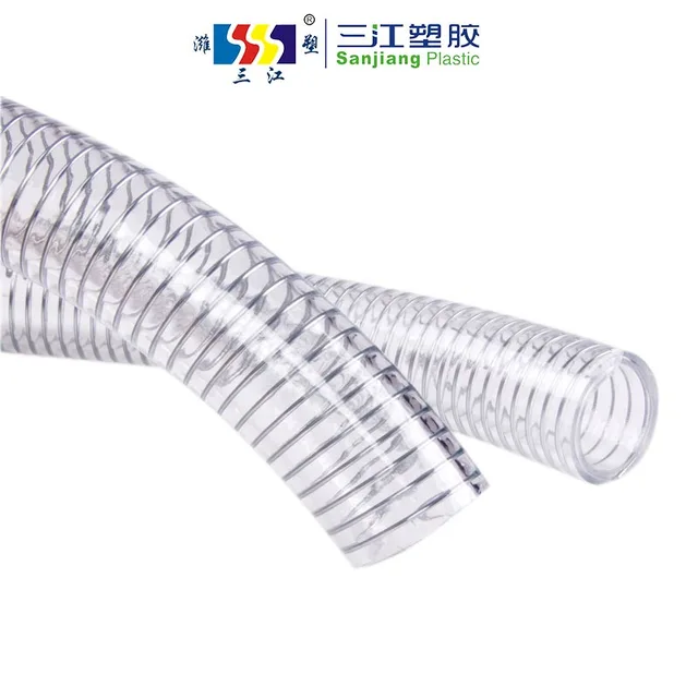 160 ℃ High Temperatuer Resistant PVC Steel Wire Hose