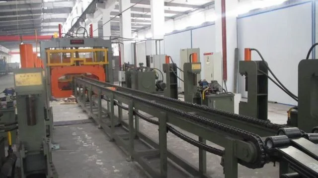 Leaf spring assembling line