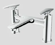 Deck mounted bath filler