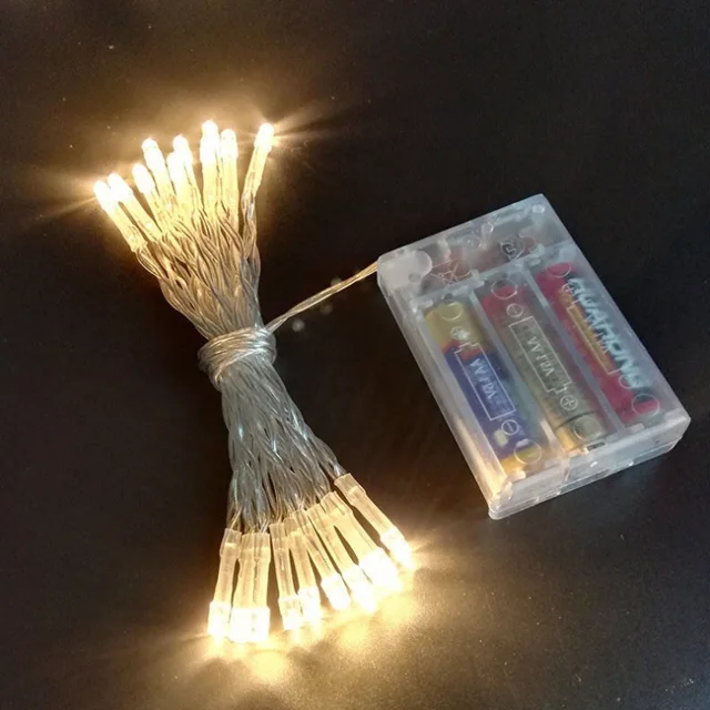 Battery operated light chain/ led string light
