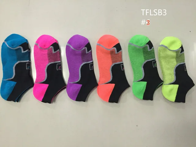 Womens sport no show socks half terry BLK