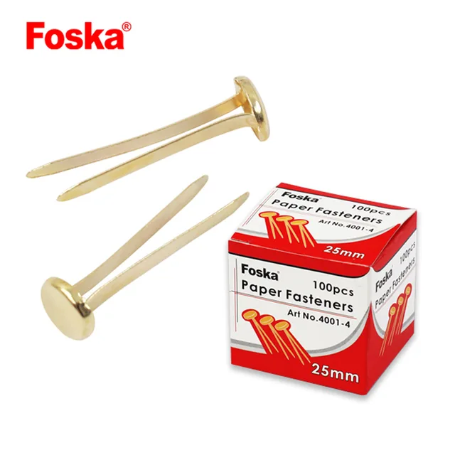 Foska 19mm office Metal paper fasteners