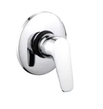 Wall-mounted shower mixer