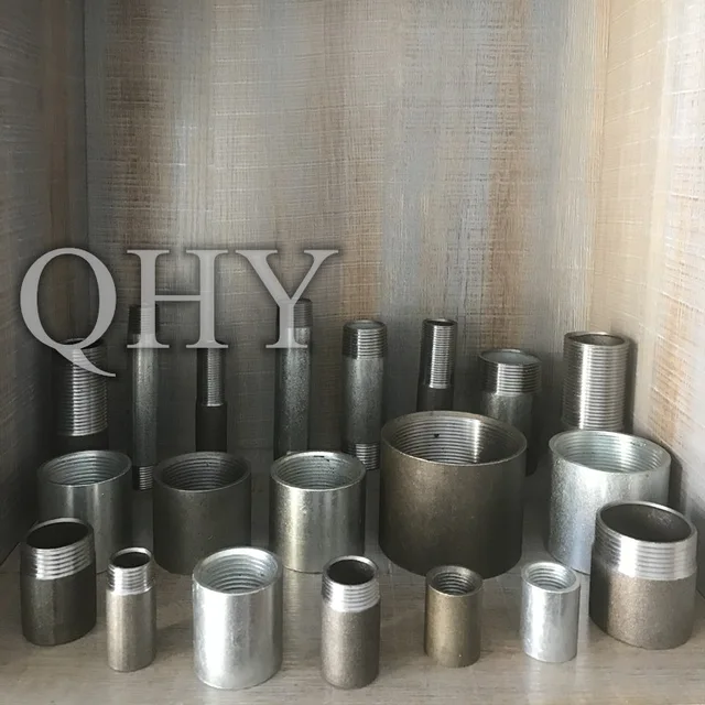 Carbon steel male and female sockets/coupling pipe nipples