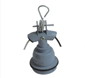 Aluminium lamp holder