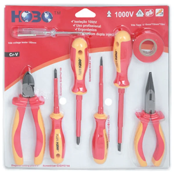 Vde Insulation Pliers &screwdrivers 8pcs Set 1000v