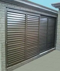Aluminium sunshade louver