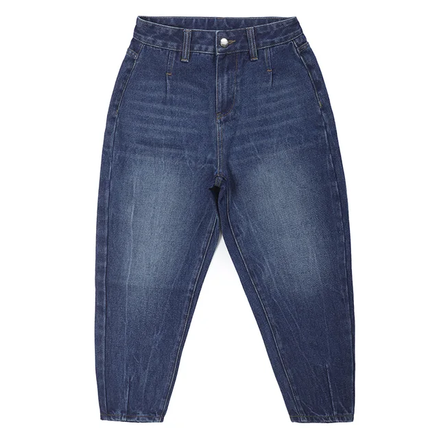 Wholesale Dark Blue denim jeans custom jeans Famale pants G2625-Z