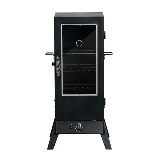 Vertical Glass Window Gas Smoker