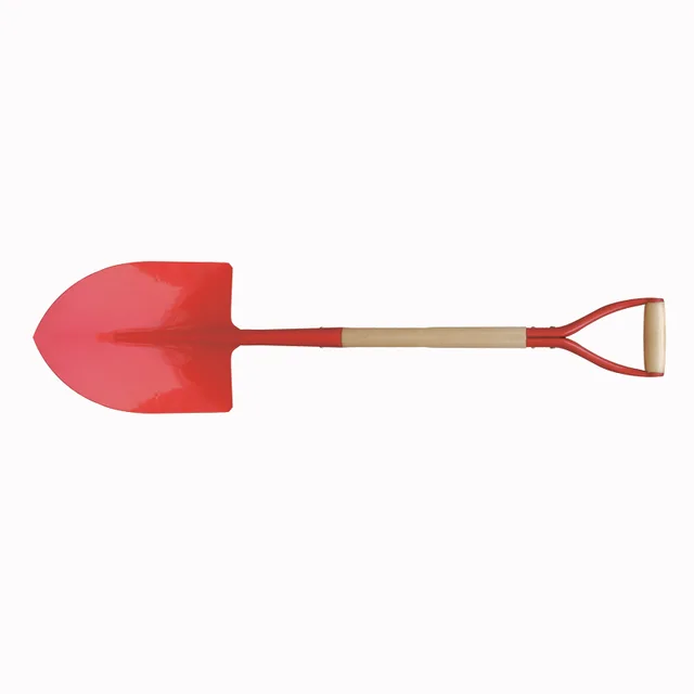 Spain Round Shove With Wooden Handle Y Iron Grip