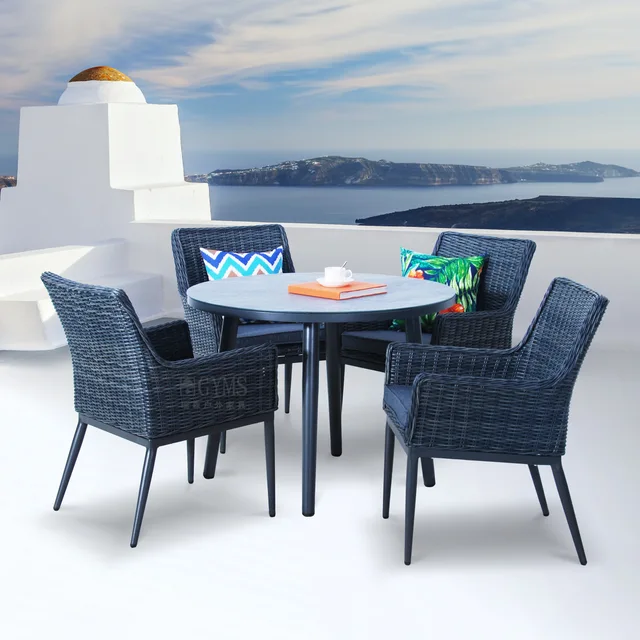 5pcs rattan dining set