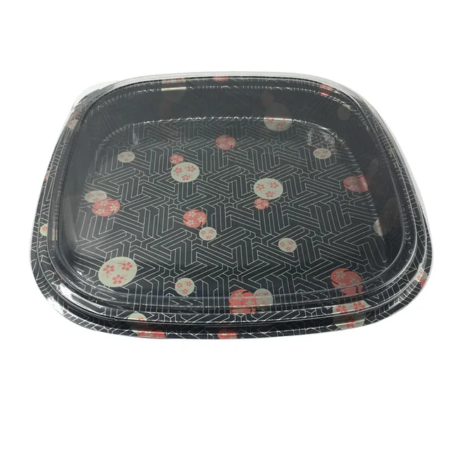 SM1-3112 PS Seafood blister plastic Disposable Frozen shrimp tray take away food container