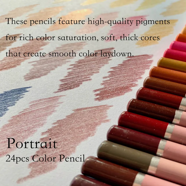 Portrait color pencil
