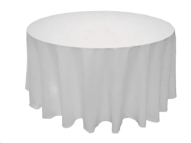 100% polyester round table cloth