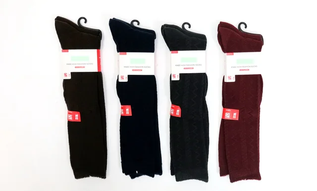 Womens knee high fashion socks