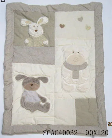 Patchwork baby quilt