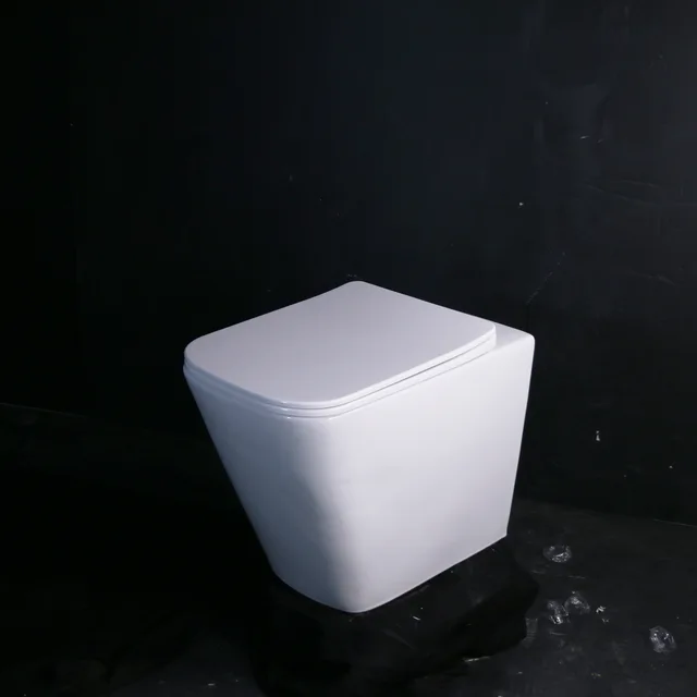 New design toilet rimless ceramic black matte wall hung Toilet