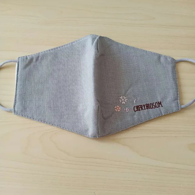 Cotton masks can be washed and reused