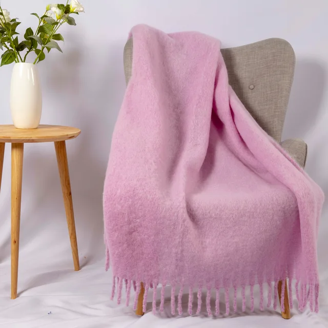 Mohair throw