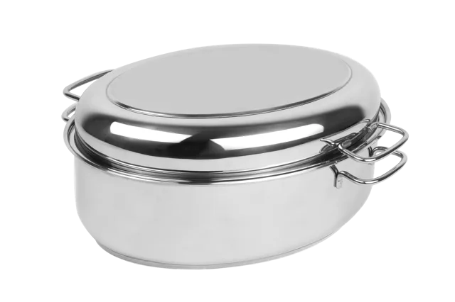Stainless Steel Roasting Pan with A Wire Rack