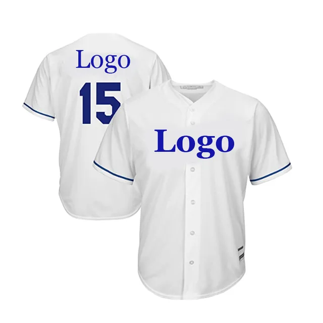 Custom printed mesh casual sublimation baseball jersey shirt