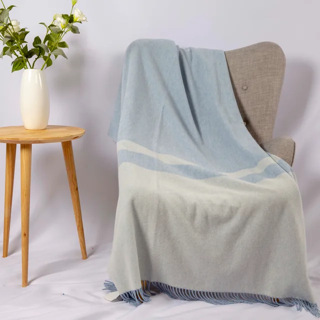 Wool throw
