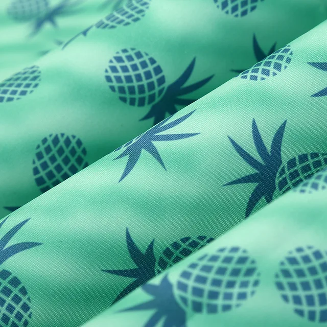 100% polyester 228T taslan printing ,pu milky coating