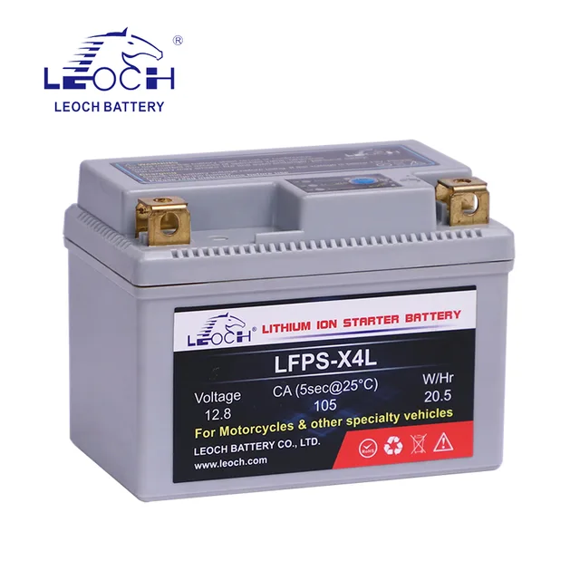 Motorcycle lithium battery LFPS-X4L