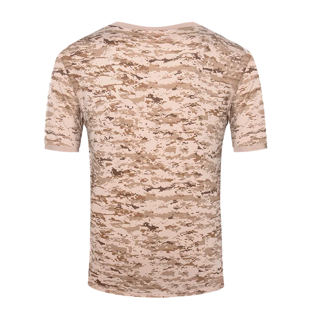Military digital desert camo color daily wearing OEM knited T shirt