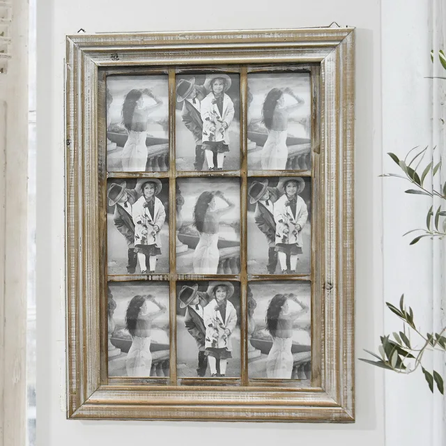 Wooden Collage Photo Frame For Home Decor