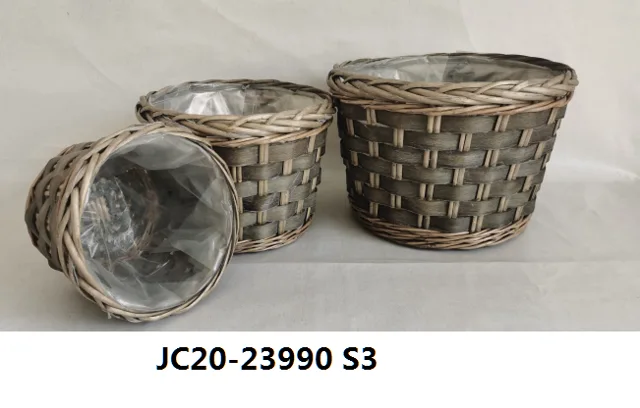 Willow basket set 3