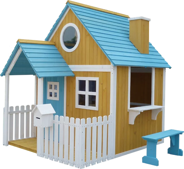 Wooden Cubby Playhouse