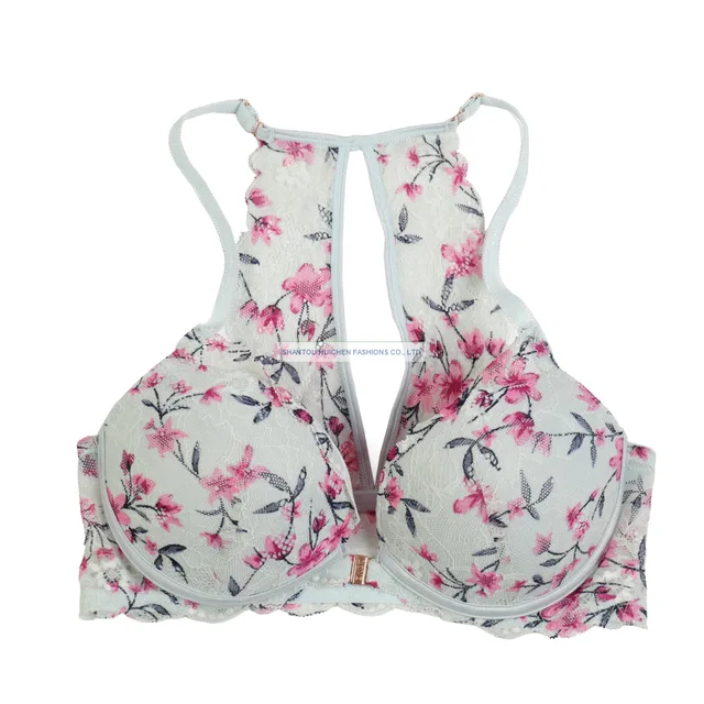 Ladies Fashion Bra with print lace