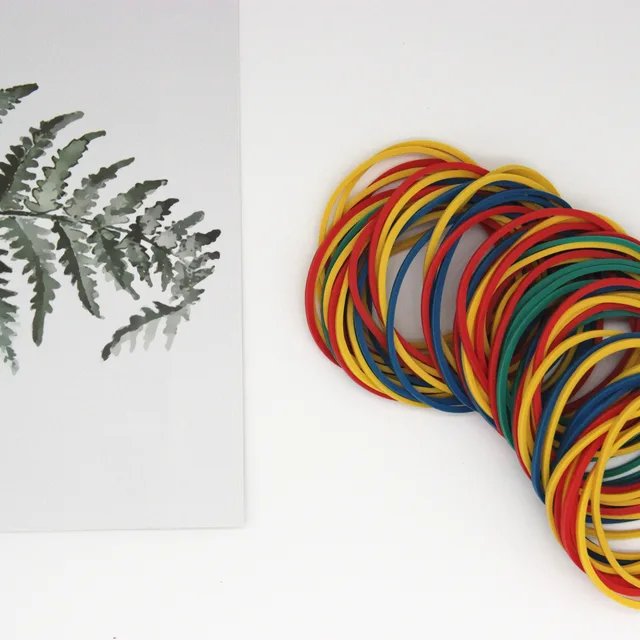 #43Assorted color rubber bands,Big rubber bands,Office supplies rubber bands,Elastic