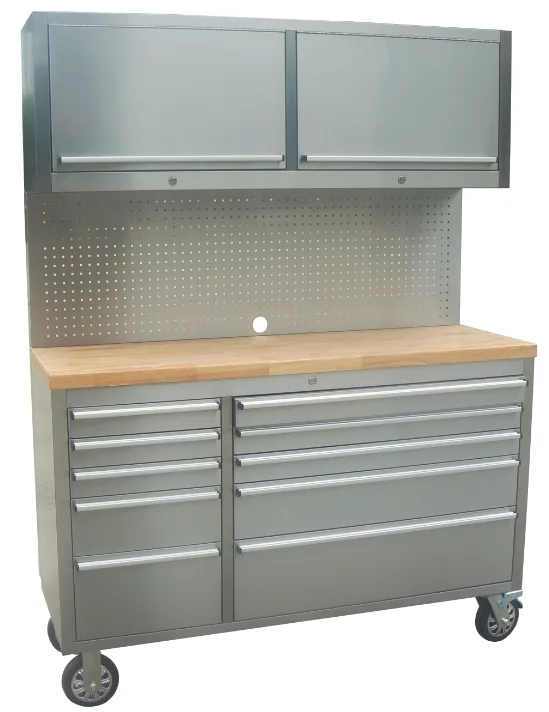 55 inch tool chest with top cabinet