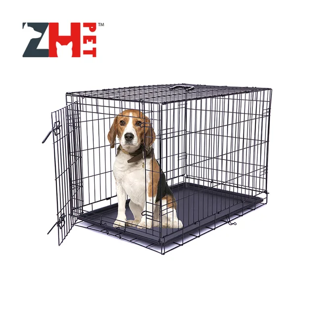 Wire dog cage