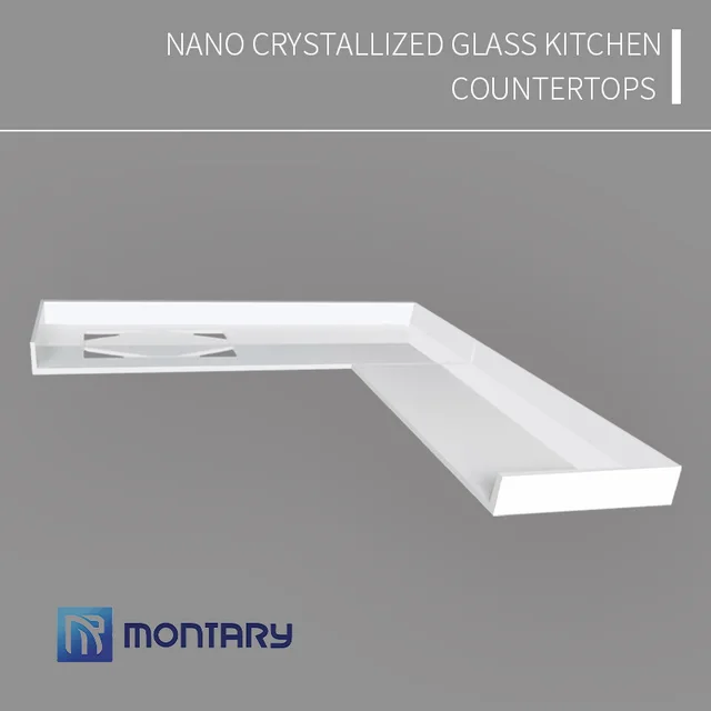 Nano glass kitchen countertops