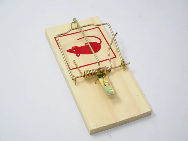 Quick Action Wooden Mouse Trap